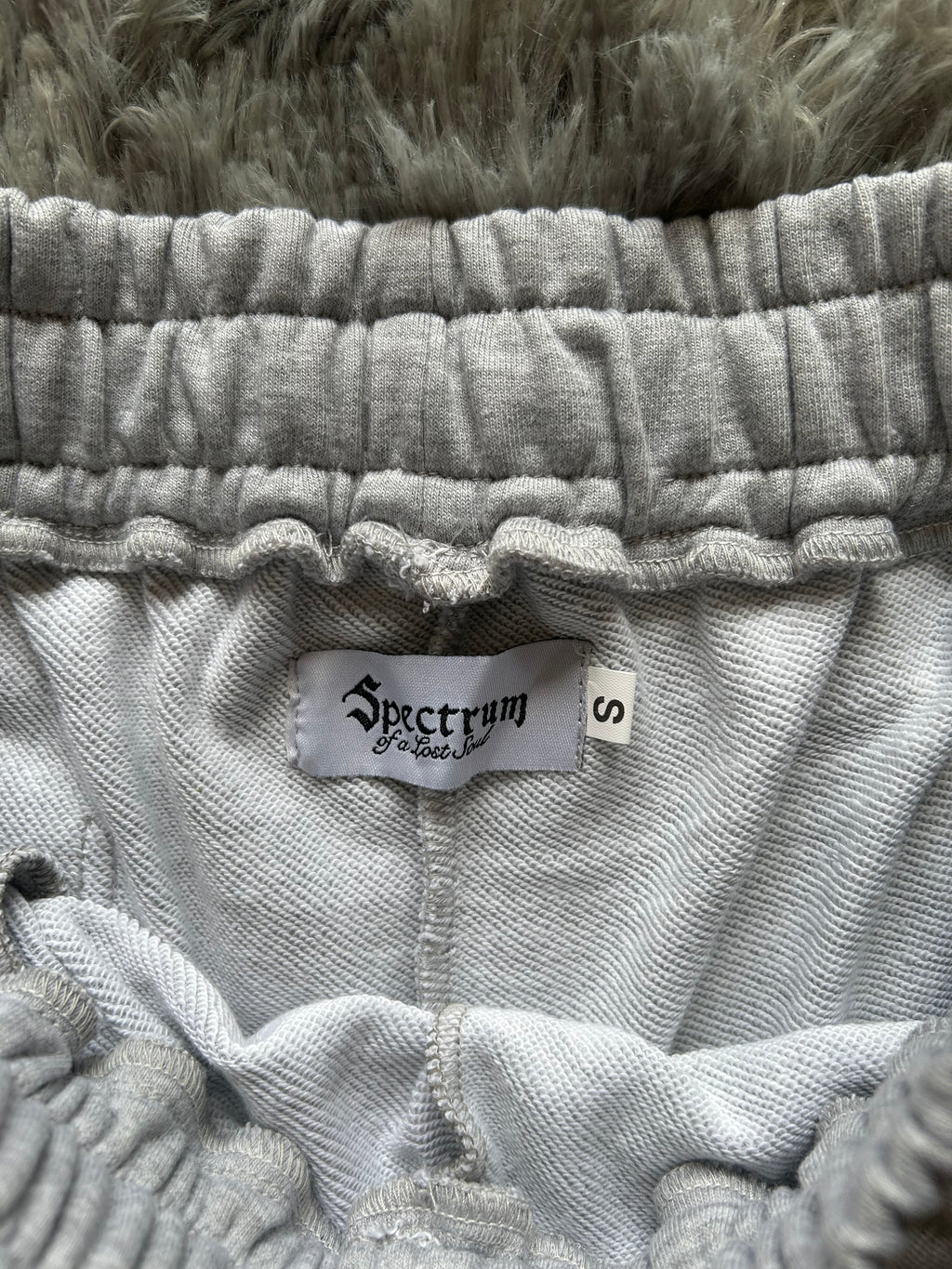 Shorts fit wide grigio chiaro