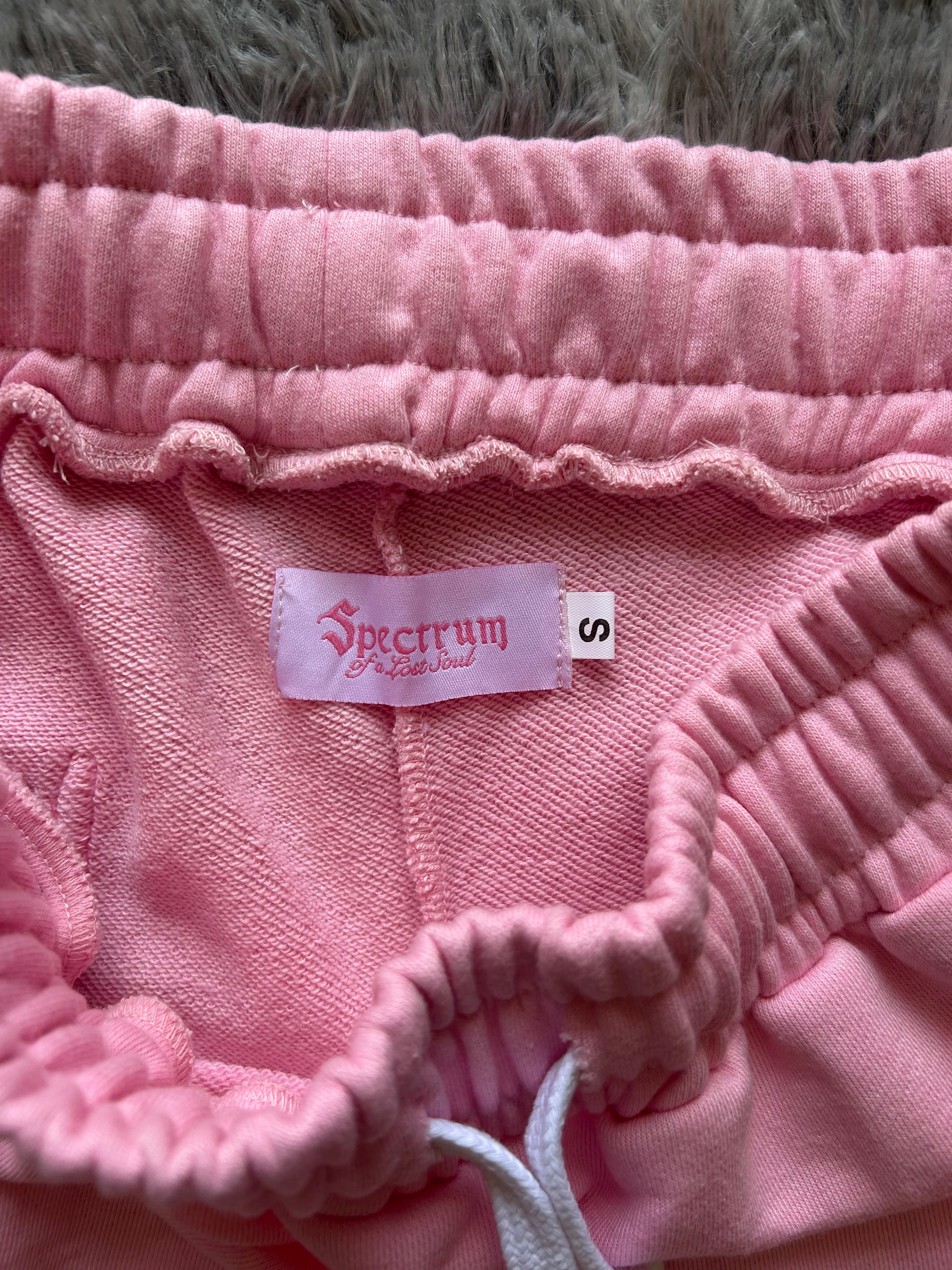 Shorts fit wide rosa pastello