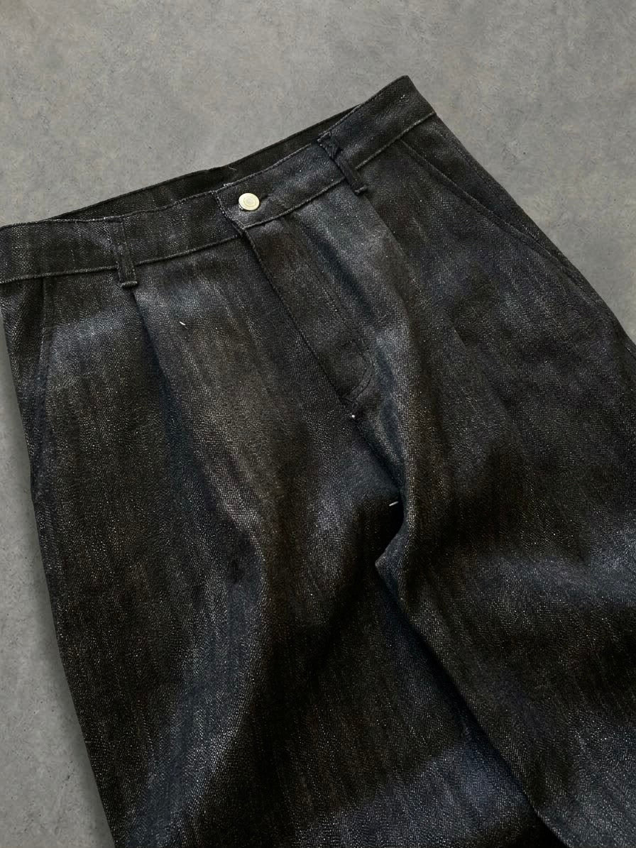 Jeans raw denim neri