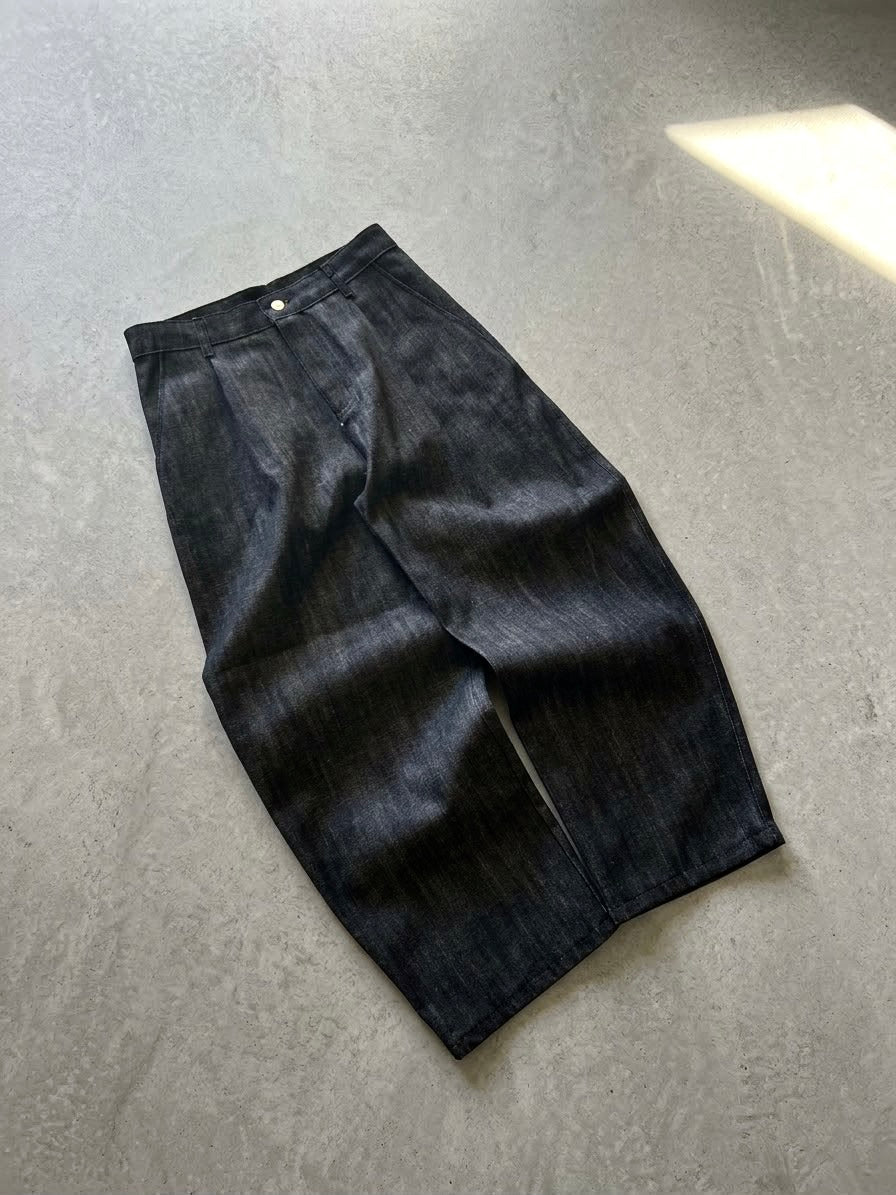 Jeans raw denim neri